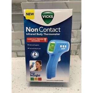 Vicks VNT275US Non-Contact Infrared Body Thermometer Blue BRAND NEW!